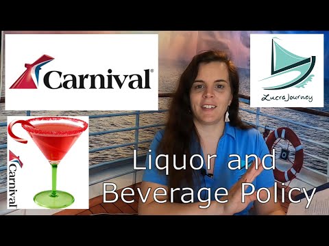 carnival cruise lines alcohol policy